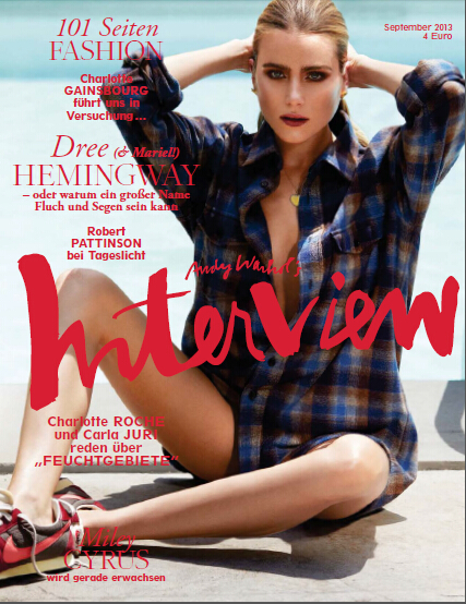 ߶ǰʱпINTERVIEW 20139£dree hemingway